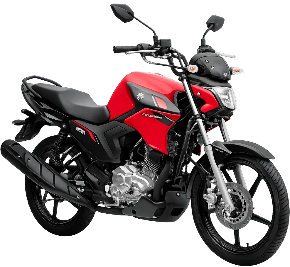 Yamaha Factor 150 0 km vermelha, a motocicleta da frota RealizeMoto